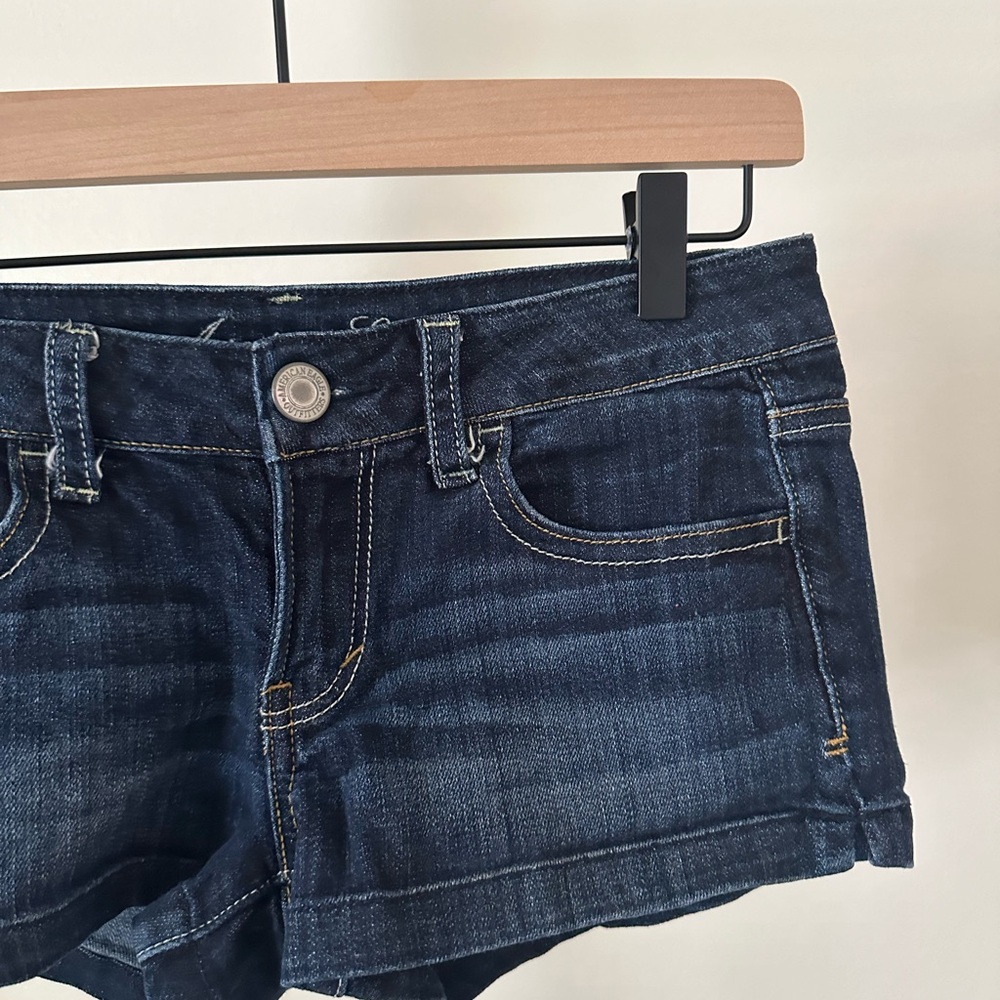 Y2K American Eagle Low Rise Mini Shorts